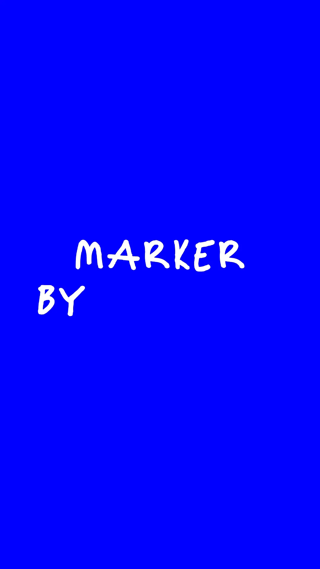 Marker by Tanner type specimen film