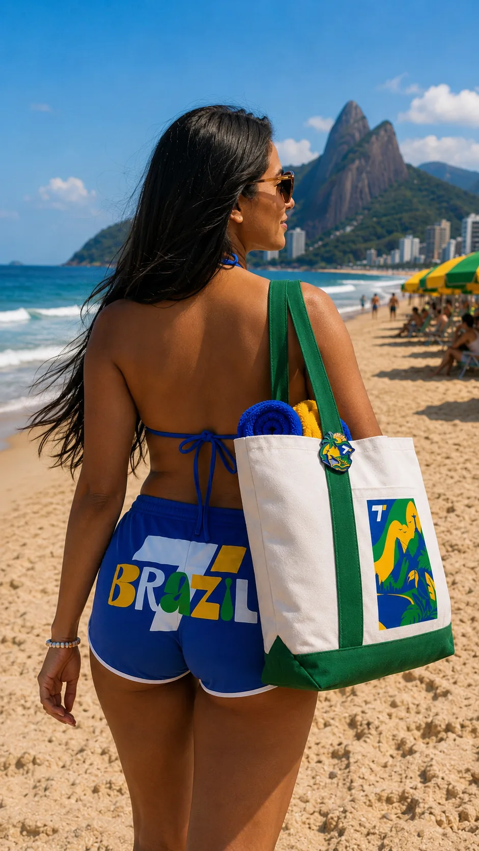 Brazil tote bag on Ipanema