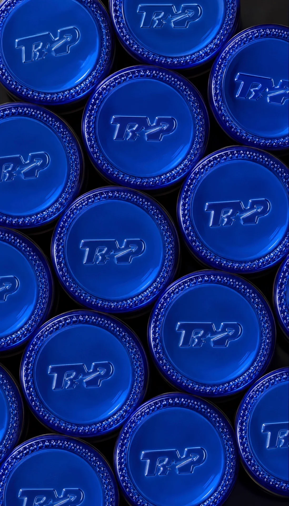 Glass jars with TAP labels